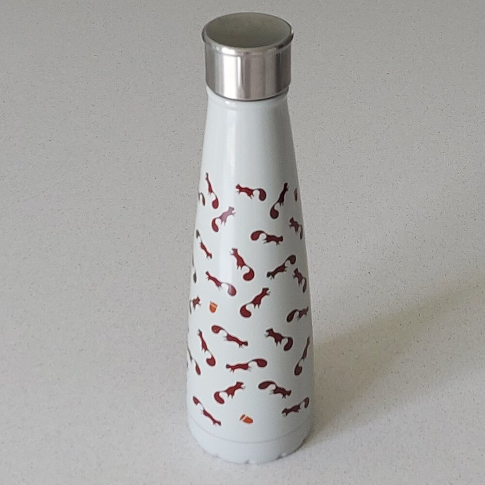 S'ip by S'Well 15oz Stainless Steel Whimsy Squirrel Water Bottle
